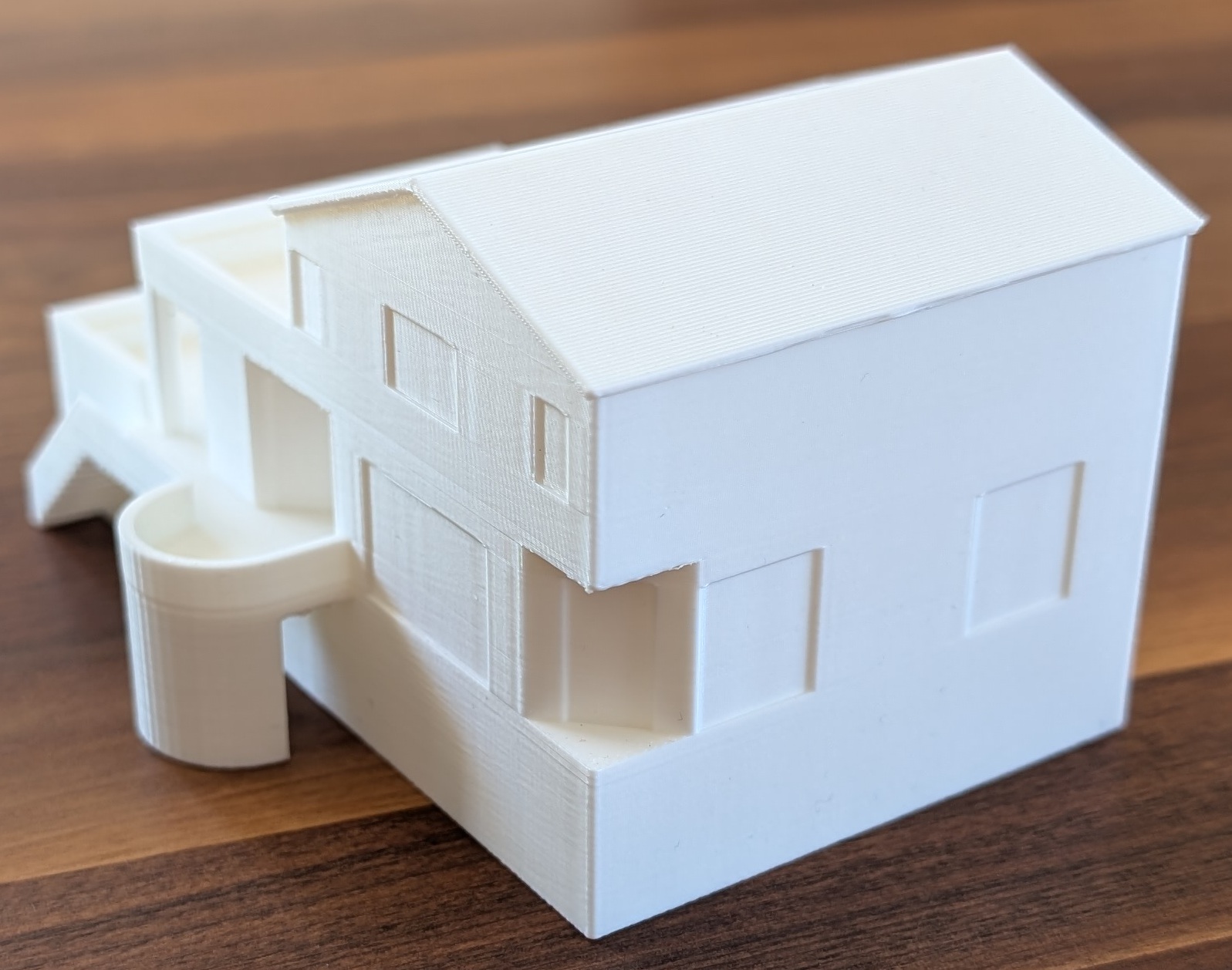 Rückansicht ModellHausRückansicht